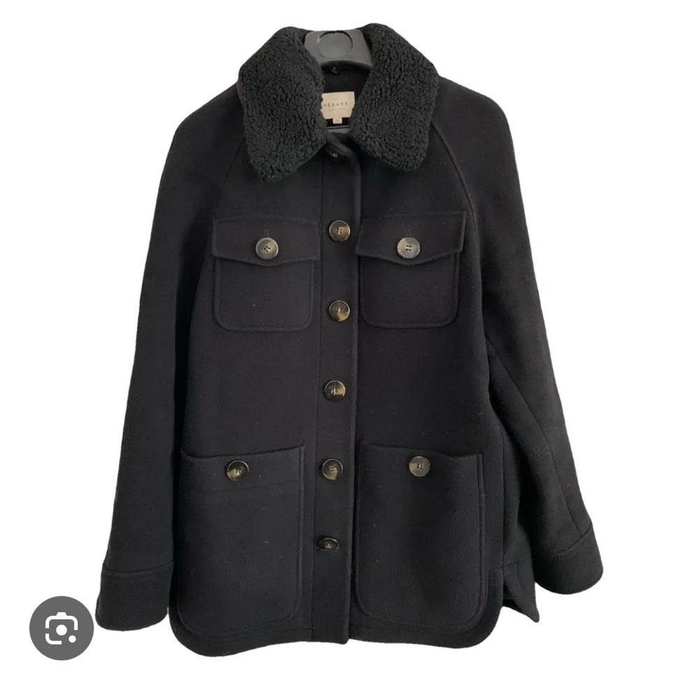 Sézane Eddy wool blend coat